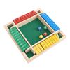 Shut The Box Spiel Holzbrett und 8 Würfel Tisch-Mathespiel für 2 4 Spieler Familie Reise Treffen