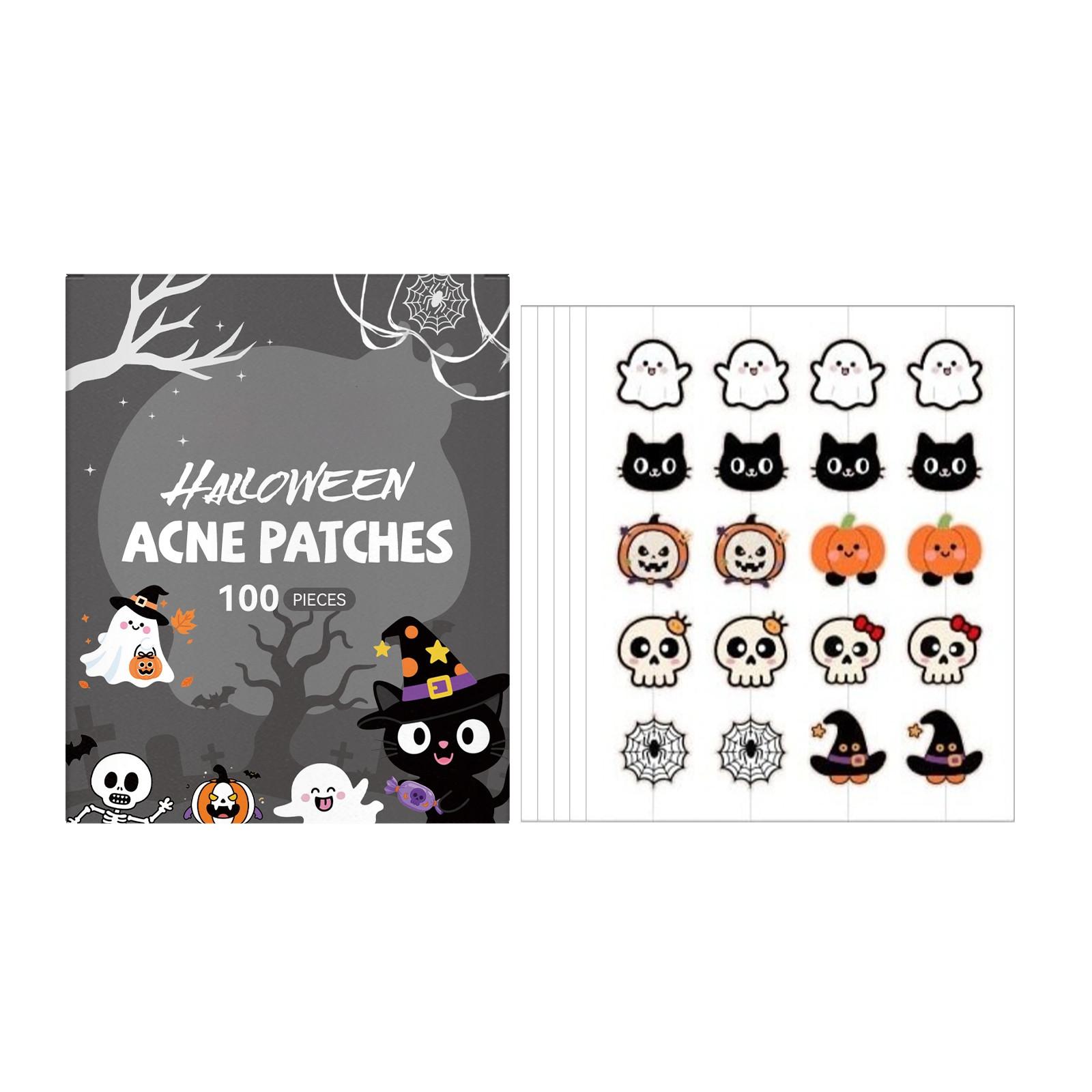 

Хэллоуинский пластырь от прыщей: Успокаивающий, Восстанавливающий, Дышащий, Изолирующий, Защитный, Контролирующий выработку кожного сала, Регулирующий, И Пластырь для локального ухода. One Size серый