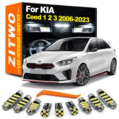 Kit d'éclairage intérieur LED ZITWO Pour Kia Ceed Proceed Hatchback SW ED JD CD 1 2 3 MK1 MK2 MK3 2006 -2020 2021 2022 2023 Accessoires