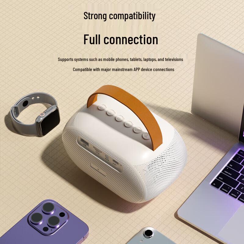 WOPOW AP08 Portable KTV Bluetooth Speaker with Microphone