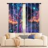 2 pcs, filtering curtains (excluding rods, non-movable, without batteries) Anime Girl for use in bedrooms and living rooms
