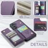 For Samsung Galaxy S23 S22 S21 S20 Ultra Wallet Case with Card Holder&RFID Blocking PU Leather Kickstand Magnetic Clasp Case