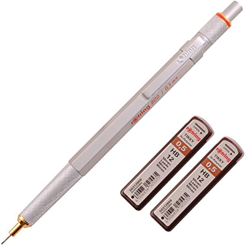 [Get 2 Refills] Rotling ROTRING 800 Mechanical Pencil Drafting Mechanical Pencil Mechanical Penci...