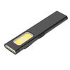 Magnetic EDC Flashlight Waterproofing 5 Gears Lighting Adjustable Portable Flat Pocket Flashlight for Camping Black