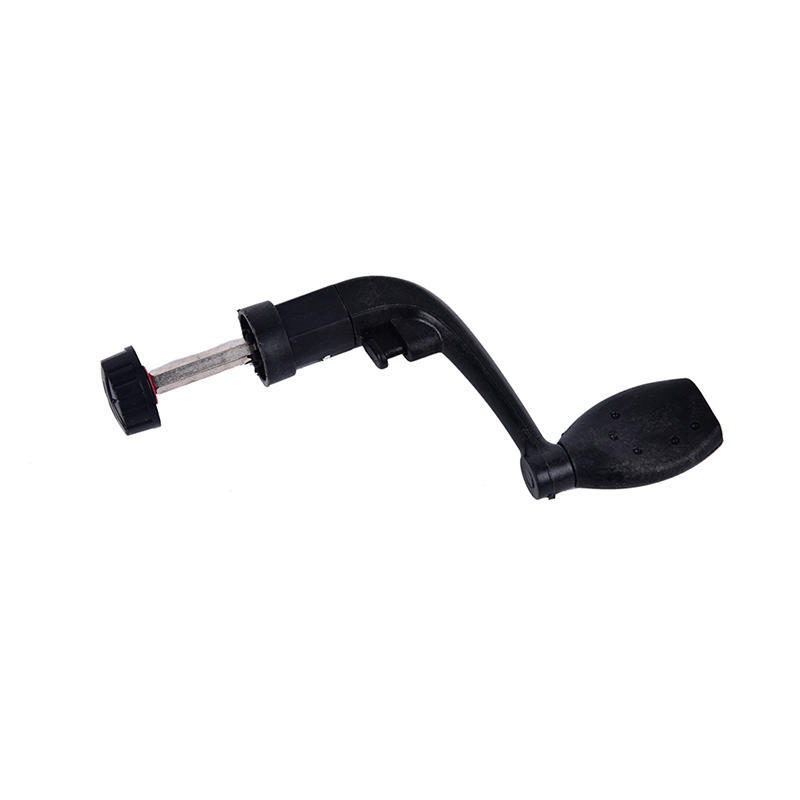 1PC Black plastic power handle fishing reel crank crank arm Spinning B^