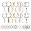 200Pcs/Set Swivel Snap Hook and Key Rings with Jump Rings Connectors for DIY Keychain Lanyard Jewelry Making Supplies