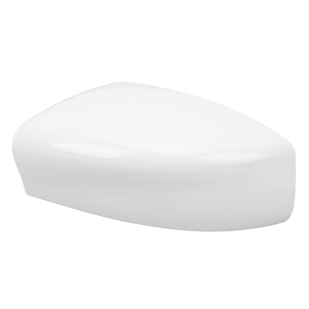 Side Mirror Cover Exterior Rearview Mirror Cover Cap Unpainted White Wing Mirror Housing for Sentra 2012 To 2019 Left