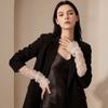 Bow Mesh Sunscreen Sleeves Breathable Bridal Gloves Sweet Long Fingerless Gloves  Sun Blocking