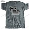 Men crew neck tshirt cotton brand teeshirt black THIN LIZZY male summer fashion tshirt loose style cool teeshirt plus size
