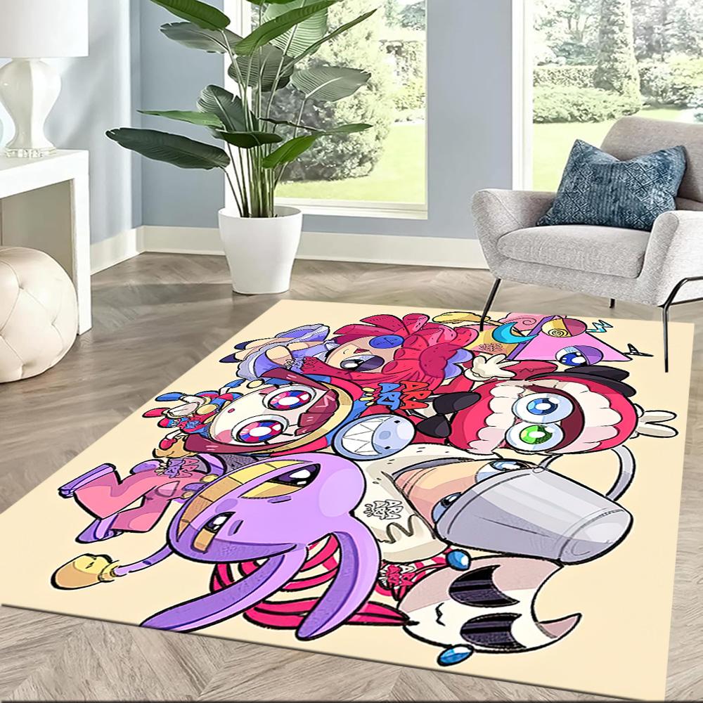 I tappeti quadrati stile The Amazing Digital Circus sono un'ottima scelta per soggiorni, camere da letto, decorazioni per la casa e come regali.