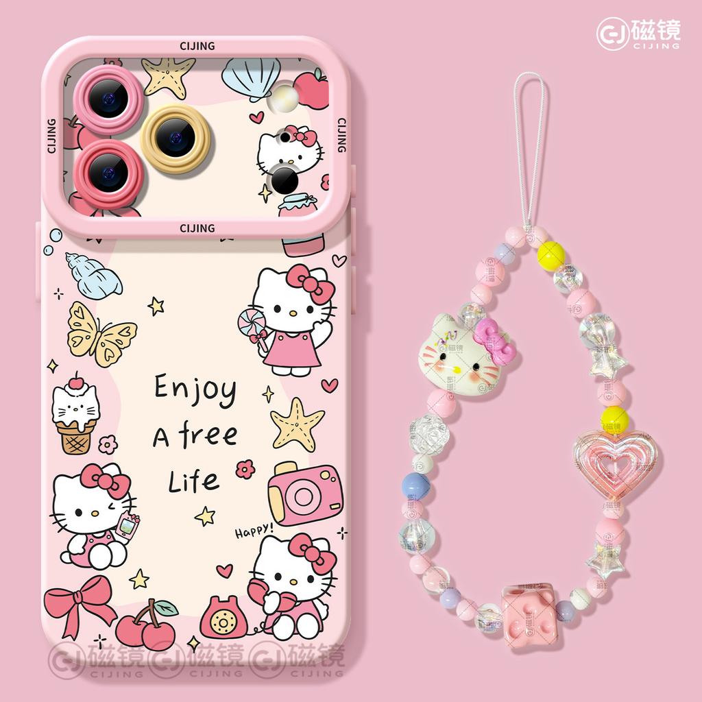 Hello Kitty Apple 17 mobile phone case air new iphone16pro protective case 2 women 13 all-inclusive 14 anti-drop x soft