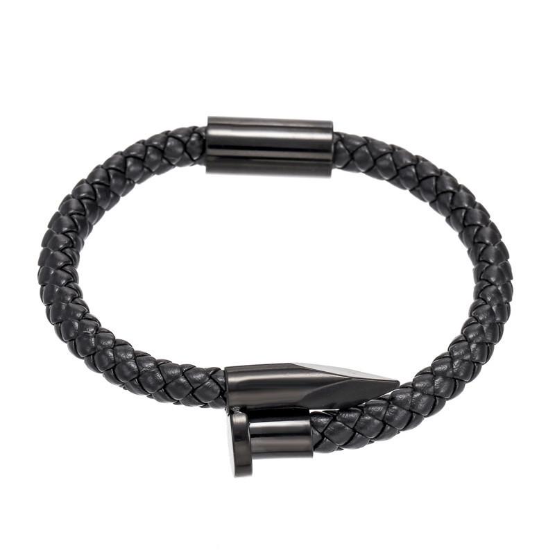 Geometric Stainless Steel Letter Bracelets For Men And Women Trendy Punk Accessories
