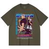 230 Gsm 100% Cotton Jujutsu Kaisen V25 Gojo Print Unisex Heavy Cotton T Shirt