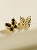 Minimalpiercing 14K Shining Butterfly Piercing Earrings