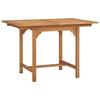 VidaXL Solid Teak Extendable Garden Table Dining Table Dinner Table Patio Table Patio Table 47420