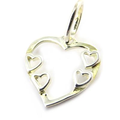 [M7105] - Silver 'Love' Pendant