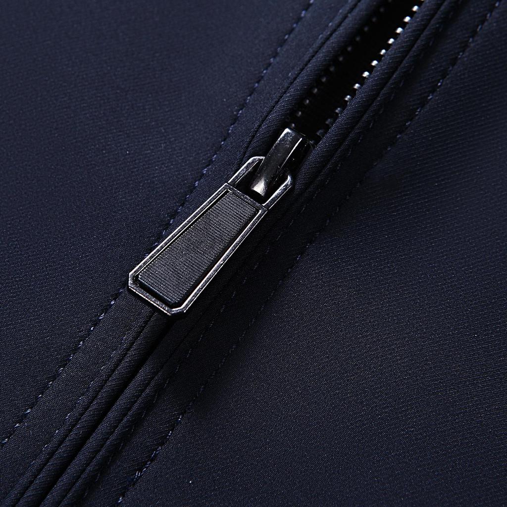 Men Jacket Spring Jackets Man Autumn Business Jacket Windbreaker Casual Coat Solid Zipper Stand Collar