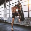 Thai Drawing Black Muay Thai Kickboxing Boxing MMA UFC Casual Shorts Gym Sport Unisex Men Women Workout Quick Dry Print Elastic High Waist Training