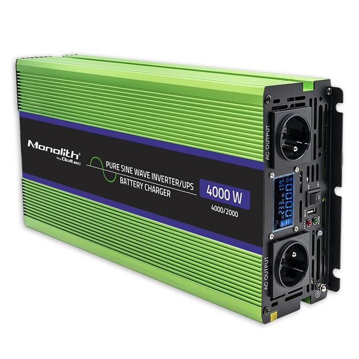 Inversor de Onda Sinusoidal Pura Monolith, 2000W, 4000W
