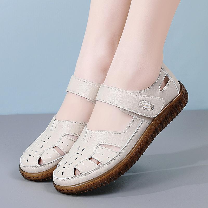 35-42 Dámské Letní Nadměrné Velikosti Prodyšné Módní Děrované Boty Ležérní Dámské Boty Sandály Zahradní Boty