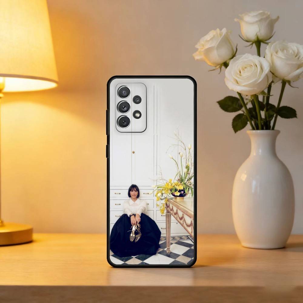 Beauty R-Rashida J-Jones Phone Case For Samsung Galaxy A73,A72,A71,A70,A53,A52,A51,Soft Silicone Black Cover