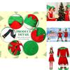 Children's Christmas Outfit Boys And Girls Santa Claus Suit Red Long Sleeve
