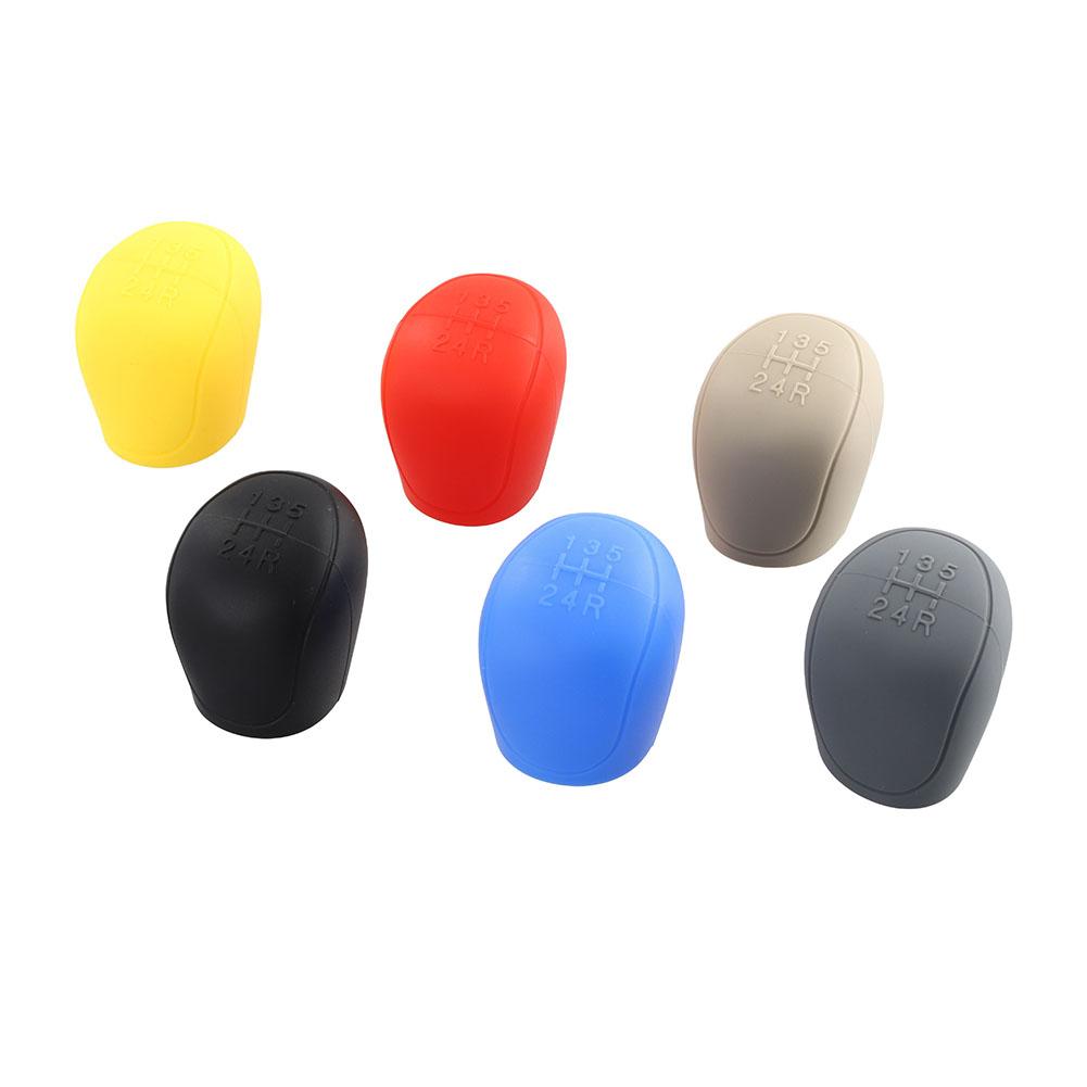 Car Gear Shift Collars for Ford Focus 2 3 4 MK2 MK3 MK4 Fiesta Ecosport MT Silicone Car Shift Knob Cover Handbrake Cover