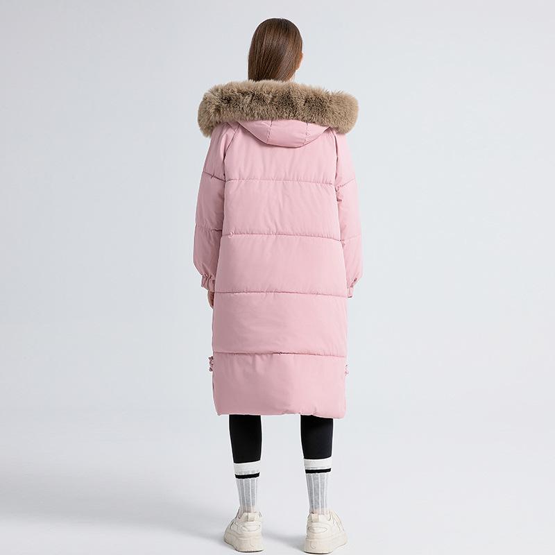 Women's Autumn and Winter Extended Cotton-padded Jacket Coat