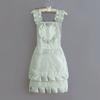 Cute Canvas Women Lace Apron Oil-proof Princess Dress Style Chef Aprons Stain-Resistant Cooking Apron Summer Wear