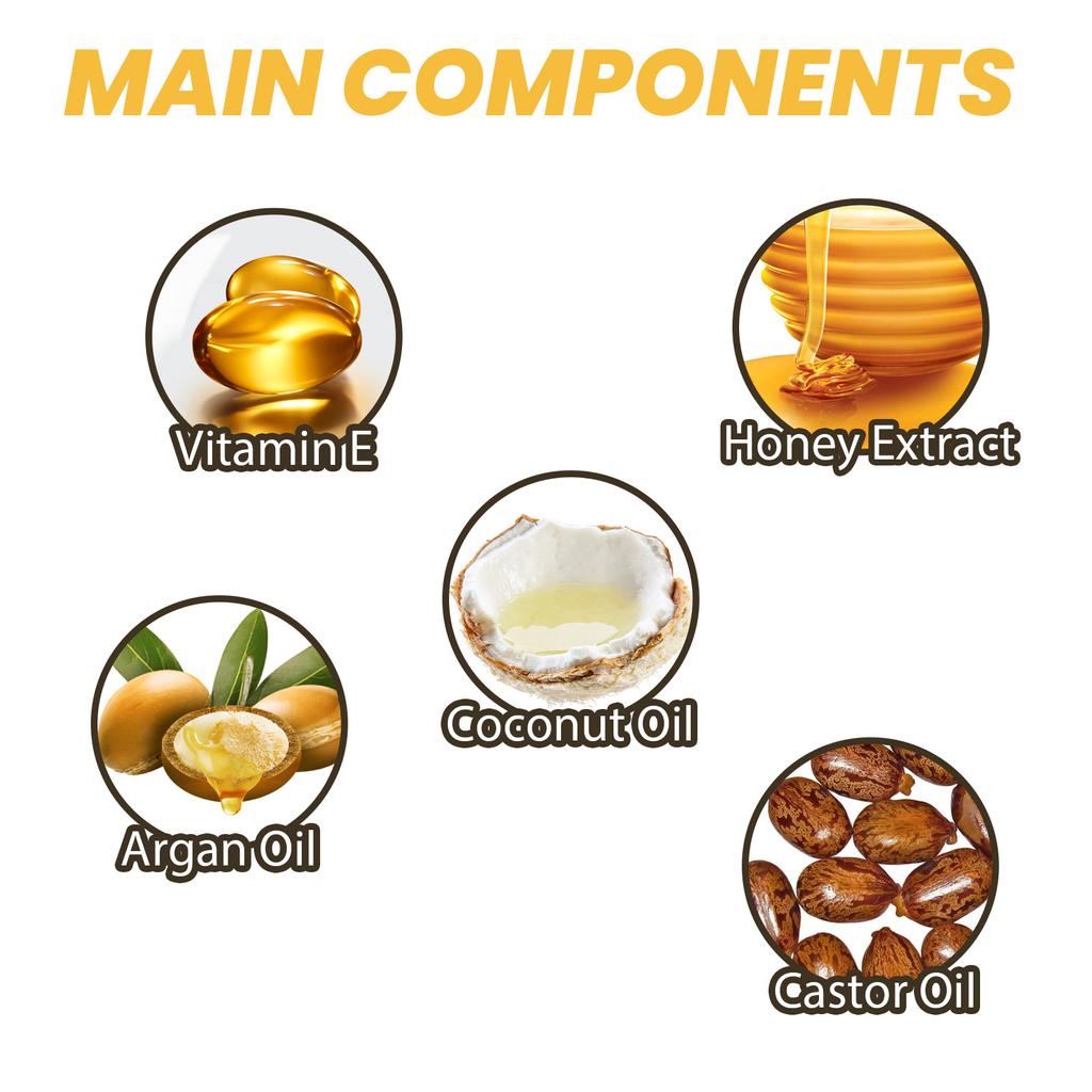 EELHOE Traction Alopecia Styling Braiding Gel 50g Edges Control Hair Shaping Cream Biotin Anti Break Hair Wax Anti Hair Loss Hair Care