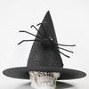 Black Spider Witch & Wizard Hat for Kids & Adults - Halloween Costume Accessory