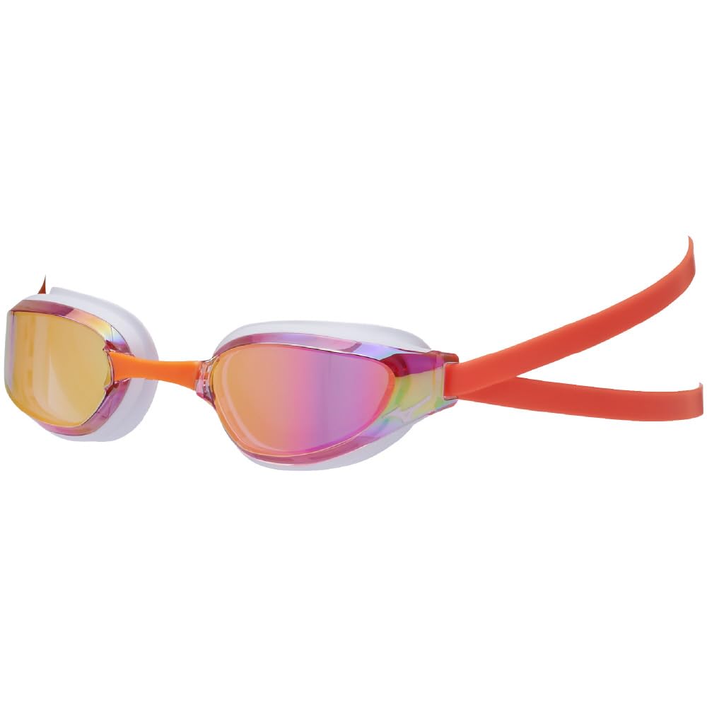 

Swimming EYE cushion curved lens N3JEC531 Light pink x ruby mirror Unisex [Mizuno] GX-SONIC G-type (racing type) -Size