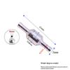 6-12Mm Non-Return Valve Auminium Inline-Way Quick Insert Check Valve Replacement Parts For Fuel Water Gas Air Vacuum Accessory