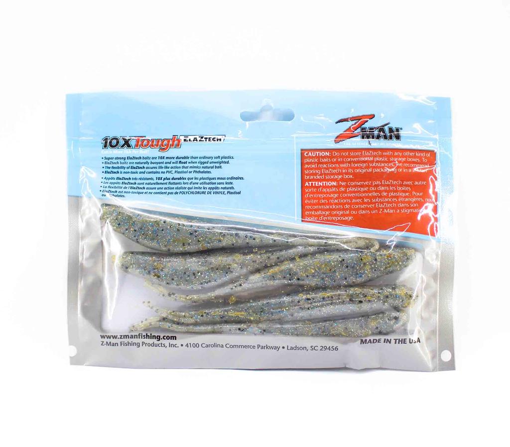 Zman Soft Lure Jerk ShadZ Scented 5 Inch 5/Pack Bluegill (1836)