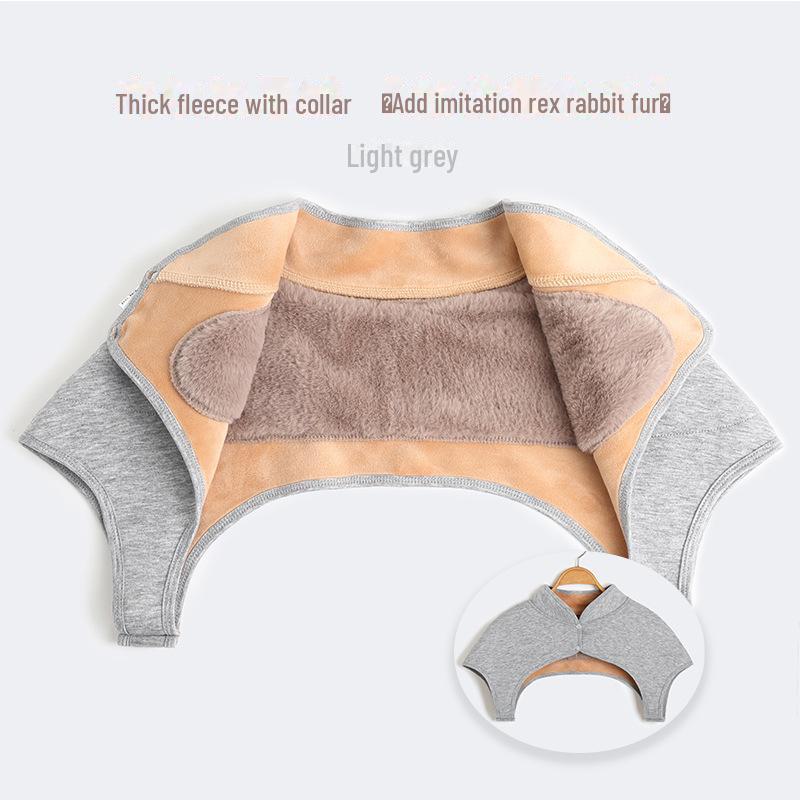 Unisex Velvet Waistcoat: Keeps Warm, Protects Shoulders and Neck, Prevents Periarthritis; Ideal for Autumn and Winter Confinement and Sleeping.