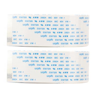 2Pcs Printer Flexible Flat Cable Fast Transmission High Softness FFC Flexible Ribbon Cable for XP600 30cm/12in