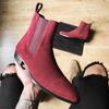 Fashion Men Fashion Chelsea Boots Matte Leather One Step Business Dress Men Walking Shoes Durable Chelsea Dress Boots Men Boots
