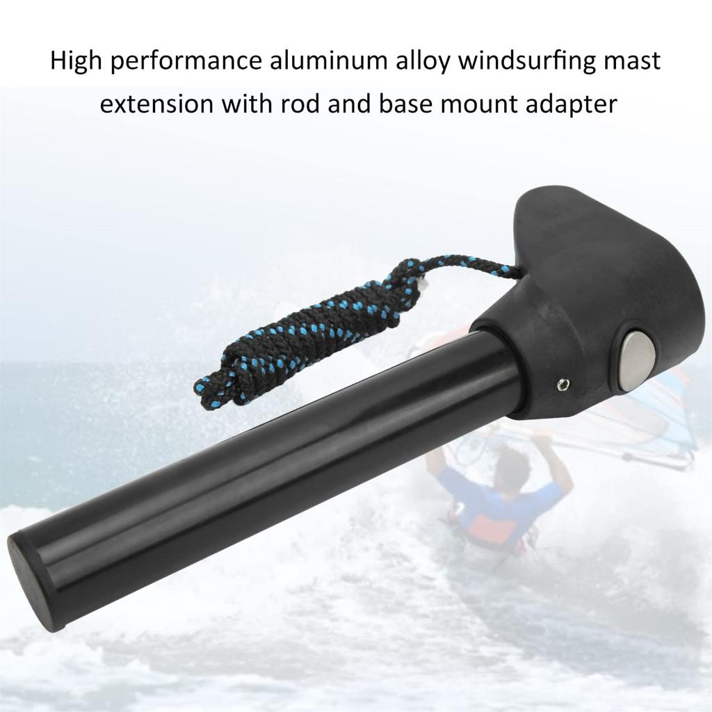 Aluminum Alloy Windsurfing Mast Extension Rod Extenders Base Mount Adapter - Easy Install Windsurfing Rod Base China Mainland