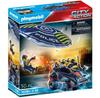 Plastic Construction Set Playmobil 70781 City Action Police Parachutist