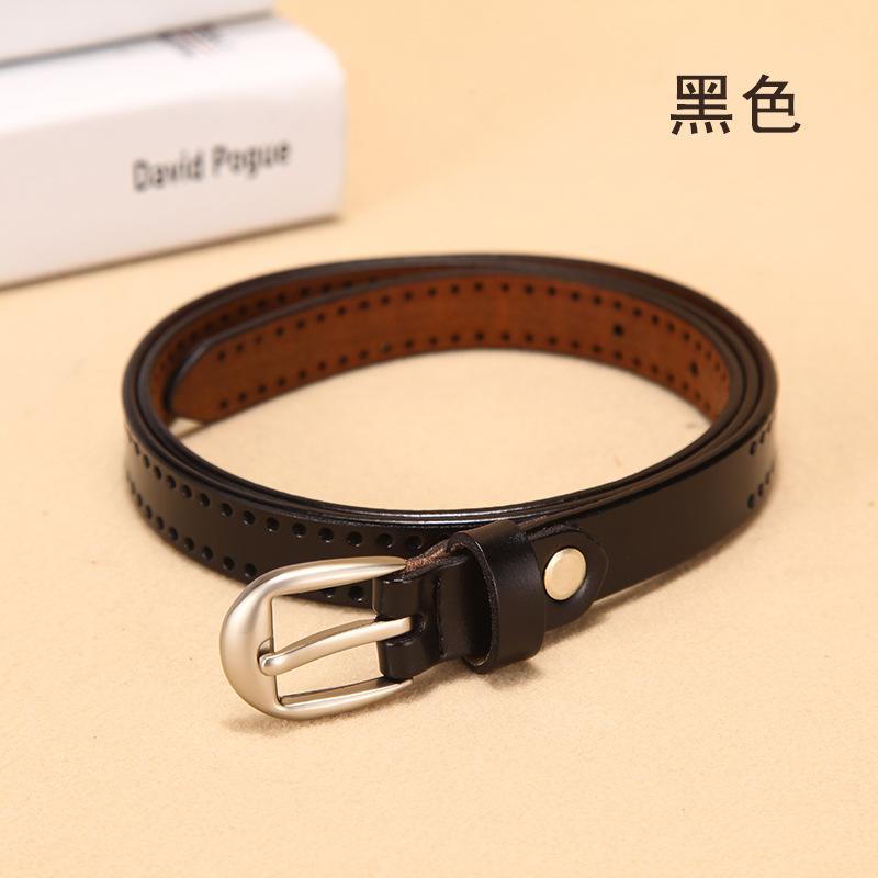 Belt Women'S Leather Belt Women'S, Thin Belt Decorative Leather Small Belt Women