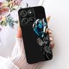 For Motorola Moto G67 MotoG77 Case New Luxury Painted Cover Black Silicone Soft Phone Case For Moto G77 G 67 Back Cover Bumper