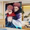 Satoru Gojo Jujutsu Kaisen 1pc Pattern Shower Curtain Plus Hooks Waterproof Machine Washable Polyester Fabric Abstract