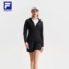 New FILA Fitness Series Jacket Women's Pitch Black BK A11W521504F-BK