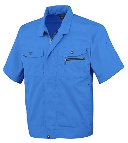 COCOS Nobuoka AS-930 Short Sleeve Blouson, Blue, Size 3L