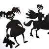 Halloween Door & Wall Stickers: Skeleton, Pumpkin, Ghost Designs