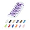 UPBEATLIFE Shoelaces Rubber Lace Fasteners No Tie One Pair Non-Undoable Easy Installation Stretchable Children Low Cut High Sneakers Color Options