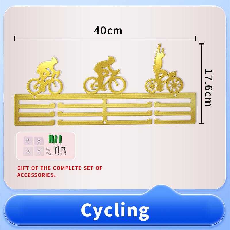 Factory Direct Custom Large Wall Hanger Metal Medal Display Rack for Bulk Medals & Awards Storage
