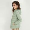 Women's Plus Size Lightweight Hooded Down Jacket - 90% Thin White Duck Down, Autumn/Winter Fashionable Outerwear