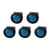 5Pcs 12V 20A Boat SPST Round On/Off Rocker Waterproof Switch Car Marine Auto