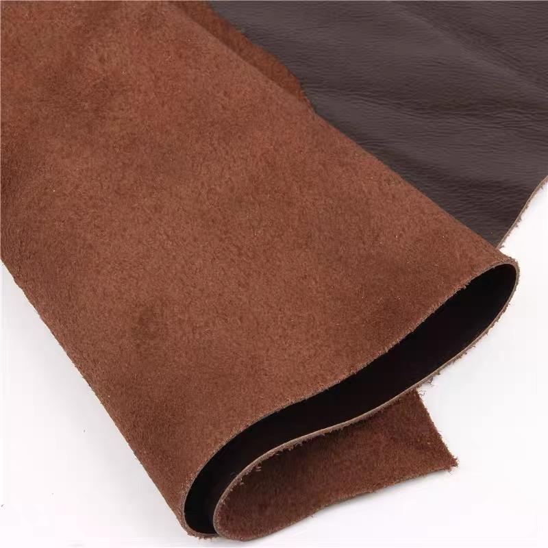 1.0mm thick dark brown top layer cowhide leather material for car seats, door panels, oily retro sofa cushions, whole piece of l